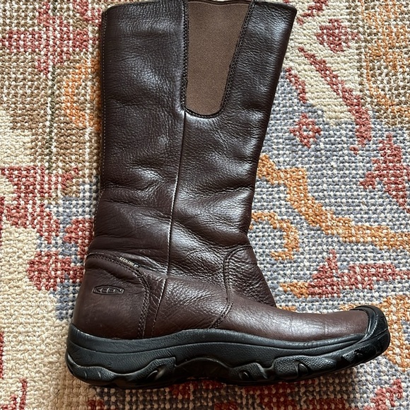 Keen Silverton Java Ladies Brown Boots Size 7 - Picture 2 of 13